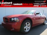 2008 Inferno Red Crystal Pearl Dodge Charger SXT #69949318