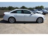 Glacier White Metallic Audi A6 in 2013