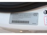 2013 Audi A6 2.0T quattro Sedan Info Tag