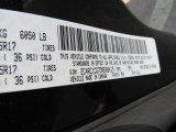 2013 Town & Country Color Code for Brilliant Black Crystal Pearl - Color Code: PXR