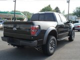 2012 Ford F150 SVT Raptor SuperCab 4x4 Rear 3/4 View
