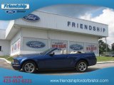 2008 Vista Blue Metallic Ford Mustang V6 Deluxe Convertible #69949245