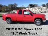 2012 Fire Red GMC Sierra 1500 SL Extended Cab #69949726
