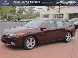 2012 Basque Red Pearl Acura TSX Technology Sport Wagon #69949228