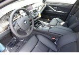2013 BMW 5 Series 550i Sedan Black Interior