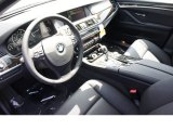 2013 BMW 5 Series 535i Sedan Black Interior