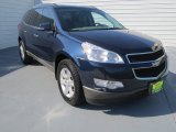 2011 Dark Blue Metallic Chevrolet Traverse LT #69949453