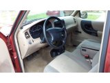 1998 Mazda B-Series Truck B2500 SX Regular Cab Beige Interior