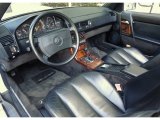 1992 Mercedes-Benz SL 500 Roadster Black Interior