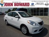 2012 Fresh Powder White Nissan Versa 1.6 SV Sedan #69949616