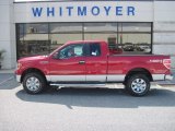 2012 Red Candy Metallic Ford F150 XLT SuperCab 4x4 #69997830