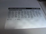 2007 Terraza Color Code for Platinum Metallic - Color Code: 994L