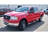 2007 Bright Red Ford F150 XLT SuperCrew 4x4 #69997440
