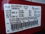 2006 Town & Country Color Code for Inferno Red Pearl - Color Code: PRH