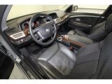 2008 BMW 7 Series 750i Sedan Black Interior