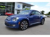 2012 Reef Blue Metallic Volkswagen Beetle Turbo #69997728