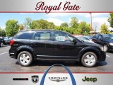 2012 Brilliant Black Crystal Pearl Dodge Journey SXT #69998000