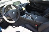 2013 BMW 6 Series 650i Coupe Black Interior