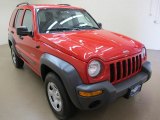 2004 Flame Red Jeep Liberty Sport 4x4 #69997258