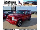 2008 Red Rock Crystal Pearl Jeep Liberty Sport #69997539