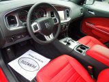 2013 Dodge Charger SXT Black/Red Interior