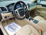 2013 Chrysler 300  Black/Light Frost Beige Interior