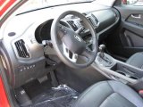 2011 Kia Sportage SX AWD Black Interior