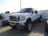 2007 Oxford White Clearcoat Ford F250 Super Duty XLT Crew Cab 4x4 #70081453