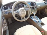 2013 Audi A5 2.0T quattro Cabriolet Velvet Beige/Moor Brown Interior