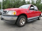 2002 Bright Red Ford F150 XLT SuperCrew #70081598