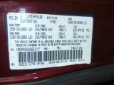 2001 Caravan Color Code for Dark Garnet Red Pearlcoat - Color Code: PQW