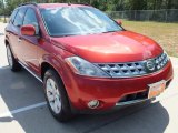 Sunset Red Pearl Metallic Nissan Murano in 2007