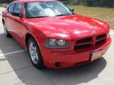 2009 Inferno Red Crystal Pearl Dodge Charger SE #70133633