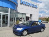 2005 Fiji Blue Pearl Honda Civic Value Package Coupe #70132935