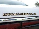 1995 Mercury Grand Marquis GS Marks and Logos