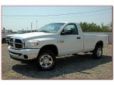 2007 Bright White Dodge Ram 2500 SLT Regular Cab 4x4 #70133244