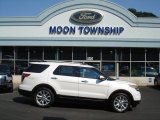 2013 White Platinum Tri-Coat Ford Explorer Limited #70133127