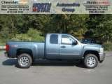 2013 Blue Granite Metallic Chevrolet Silverado 2500HD LT Extended Cab 4x4 #70133110