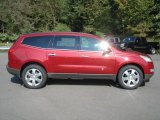 2012 Crystal Red Tintcoat Chevrolet Traverse LT AWD #70133105