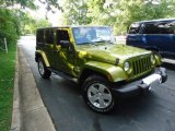 2010 Jeep Wrangler Unlimited Rescue Green Metallic