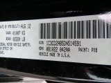 2013 Avenger Color Code for Black - Color Code: PX8