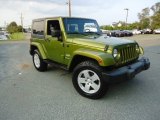 2007 Rescue Green Metallic Jeep Wrangler Sahara 4x4 #70133419
