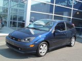 2001 Twilight Blue Metallic Ford Focus ZX3 Coupe #70132692