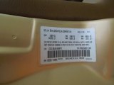 2001 Sebring Color Code for Champagne Pearlcoat - Color Code: PTE