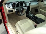 2007 Ford Mustang V6 Premium Coupe Medium Parchment Interior