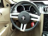 2007 Ford Mustang V6 Premium Coupe Steering Wheel