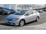 2012 Alabaster Silver Metallic Honda Civic EX Sedan #70195745