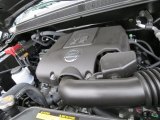 2012 Nissan Titan SL Heavy Metal Chrome Edition Crew Cab 5.6 Liter Flex-Fuel DOHC 32-Valve CVTCS V8 Engine