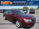 2007 Dark Cherry Red Hyundai Sonata SE V6 #70196025