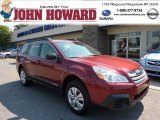 2013 Venetian Red Pearl Subaru Outback 2.5i #70195925